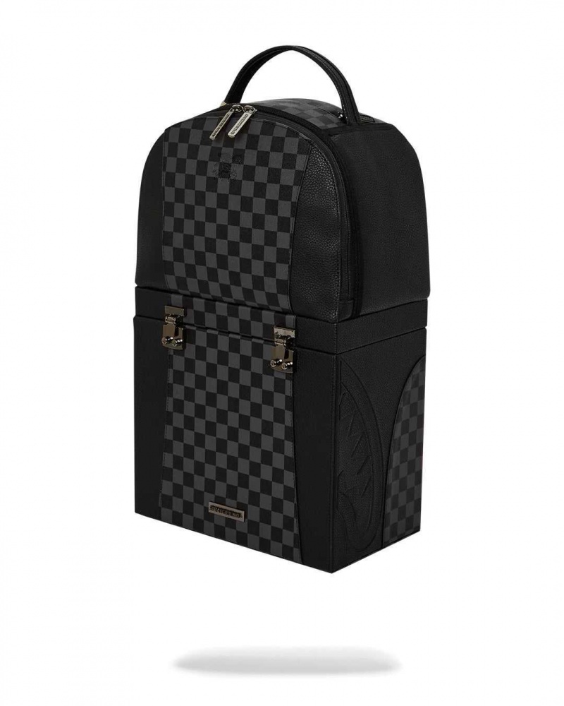 Sprayground Backpack HENNY PHANTOM HALF BOX BACKPACK Black | HEFQG5139