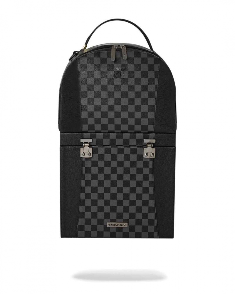 Sprayground Backpack HENNY PHANTOM HALF BOX BACKPACK Black | HEFQG5139