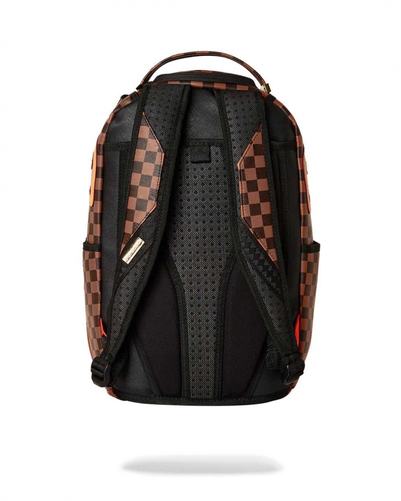 Sprayground Backpack HENNY SHARKS IN PARIS BACKPACK Brown | DQNFK8054