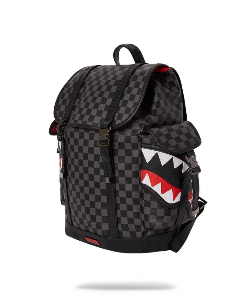 Sprayground Backpack HENNY SIP MONTE CARLO Black | SJIEX4782