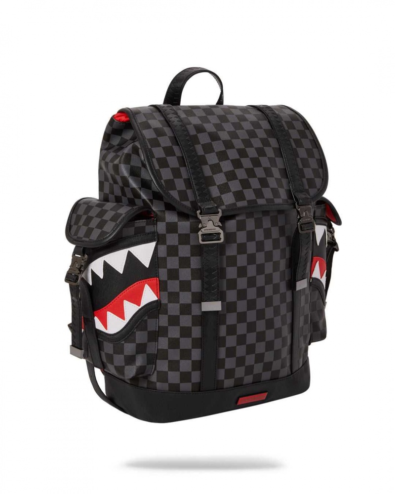 Sprayground Backpack HENNY SIP MONTE CARLO Black | SJIEX4782