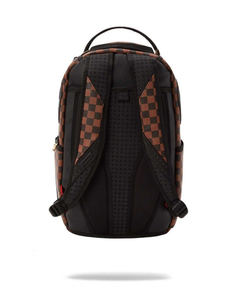 Sprayground Backpack HENNY SIP LOCK DLX Brown | RSHFG6907