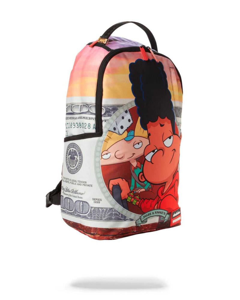 Sprayground Backpack HEY ARNOLD CRUISIN Yellow | VUIZW0618