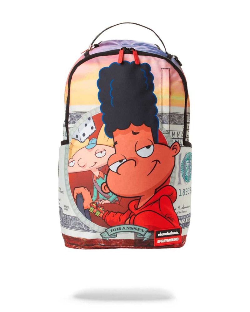 Sprayground Backpack HEY ARNOLD CRUISIN Yellow | VUIZW0618