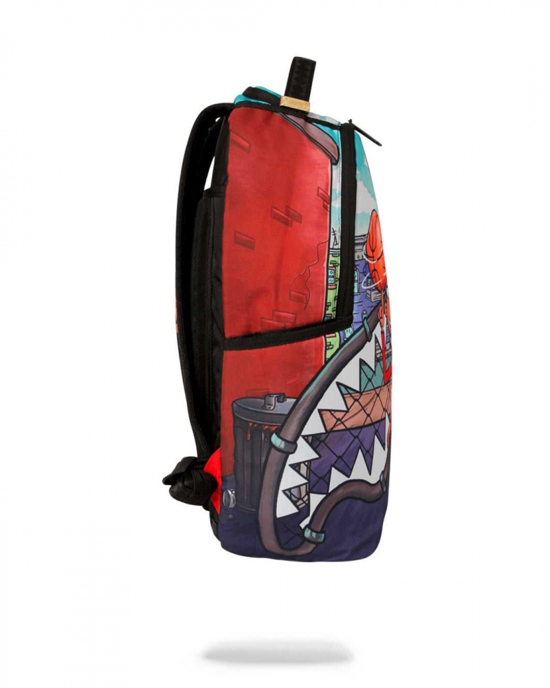 Sprayground Backpack HEY ARNOLD: GERALD SHARK Blue | KDNHF3146