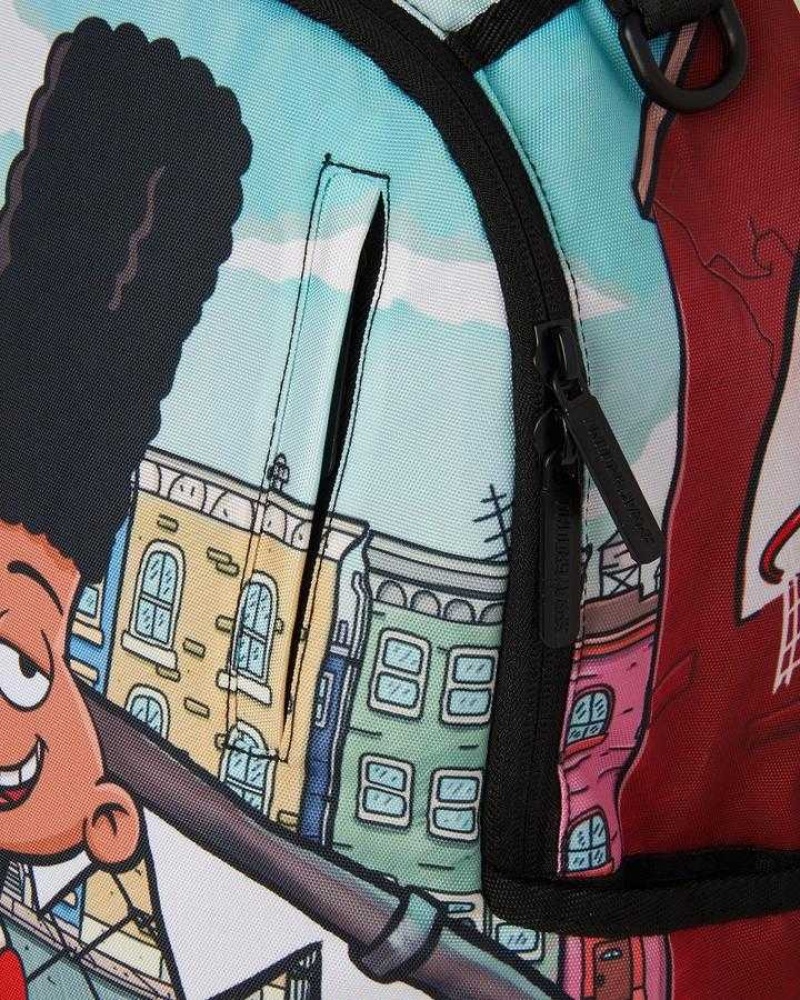 Sprayground Backpack HEY ARNOLD: GERALD SHARK Blue | KDNHF3146