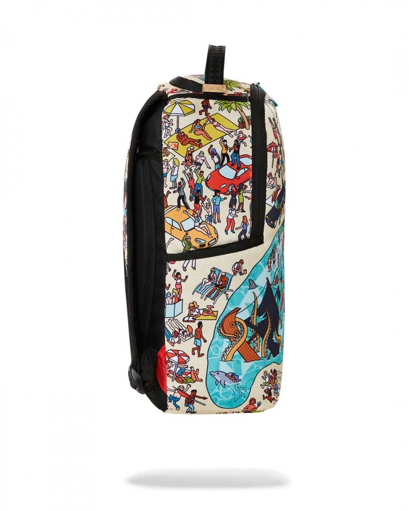 Sprayground Backpack HOUSE PARTY DLXSR BACKPACK Blue | YDHCN1408