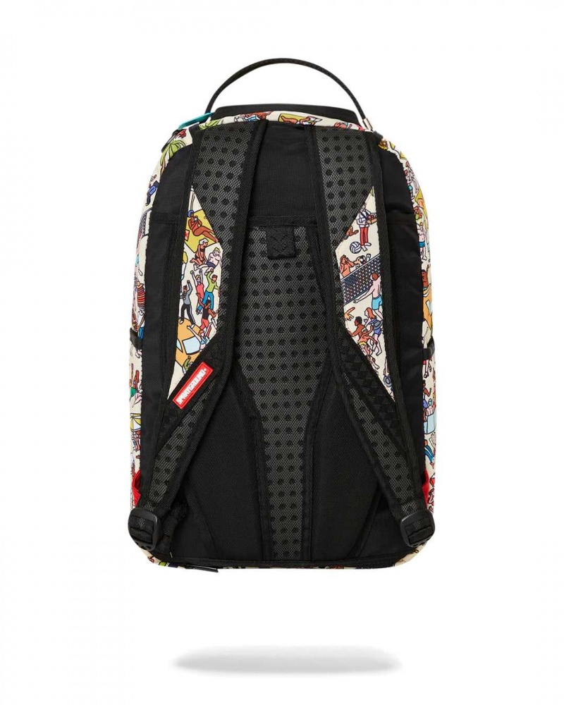 Sprayground Backpack HOUSE PARTY DLXSR BACKPACK Blue | YDHCN1408