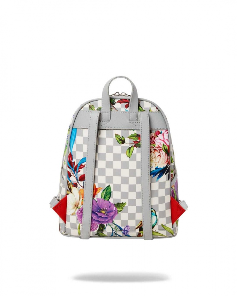 Sprayground Backpack JARDIN DU PALAIS SAVAGE White | QLPGV7625