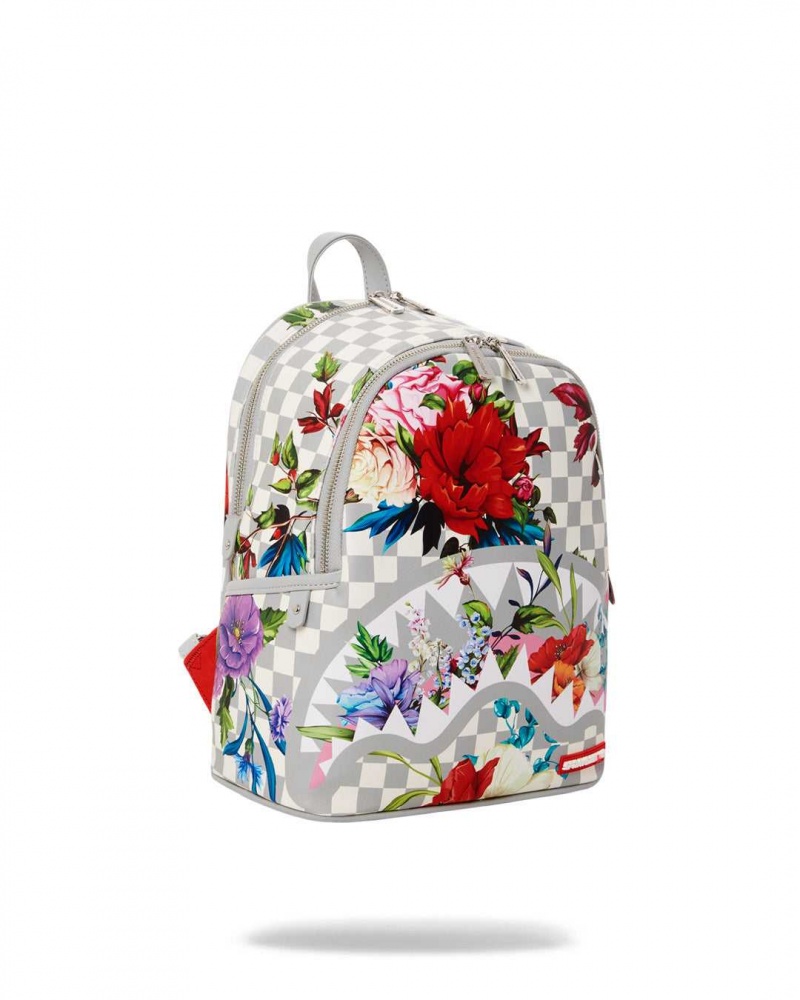 Sprayground Backpack JARDIN DU PALAIS SAVAGE White | QLPGV7625