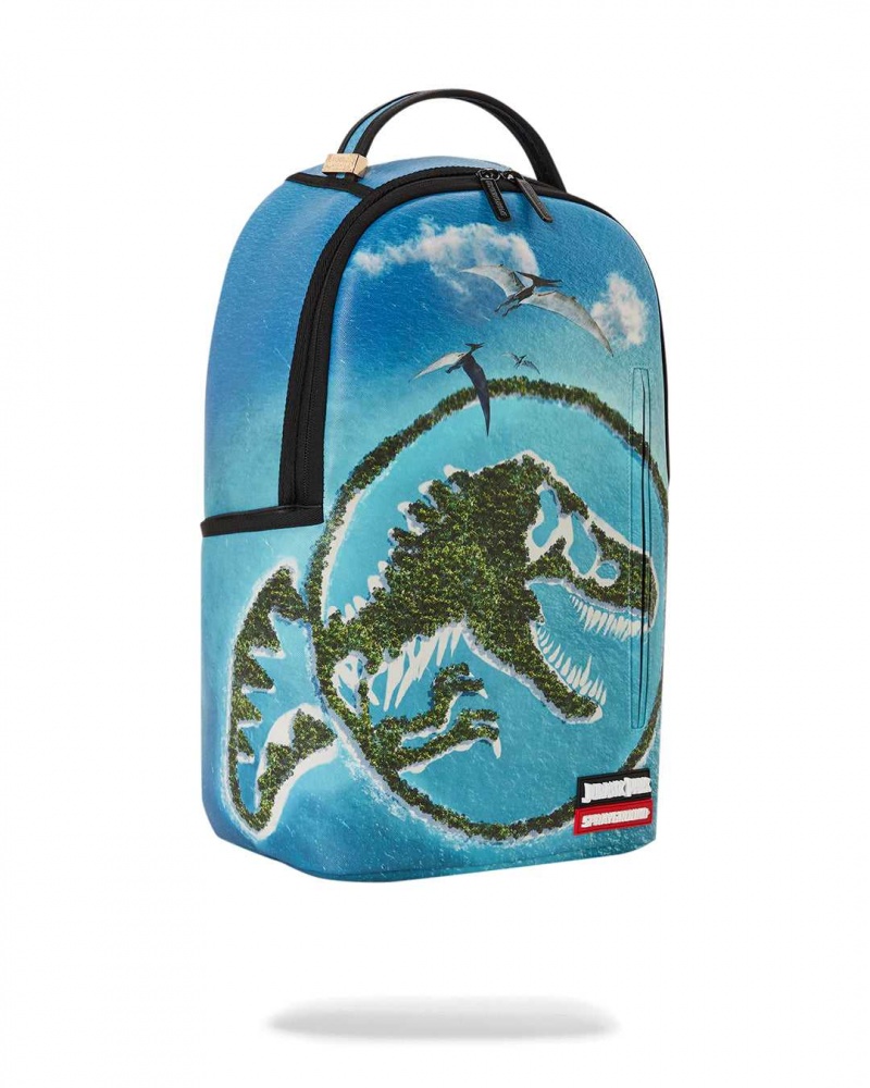 Sprayground Backpack JURASSIC ISLAND BACKPACK Blue | HTCNW6817