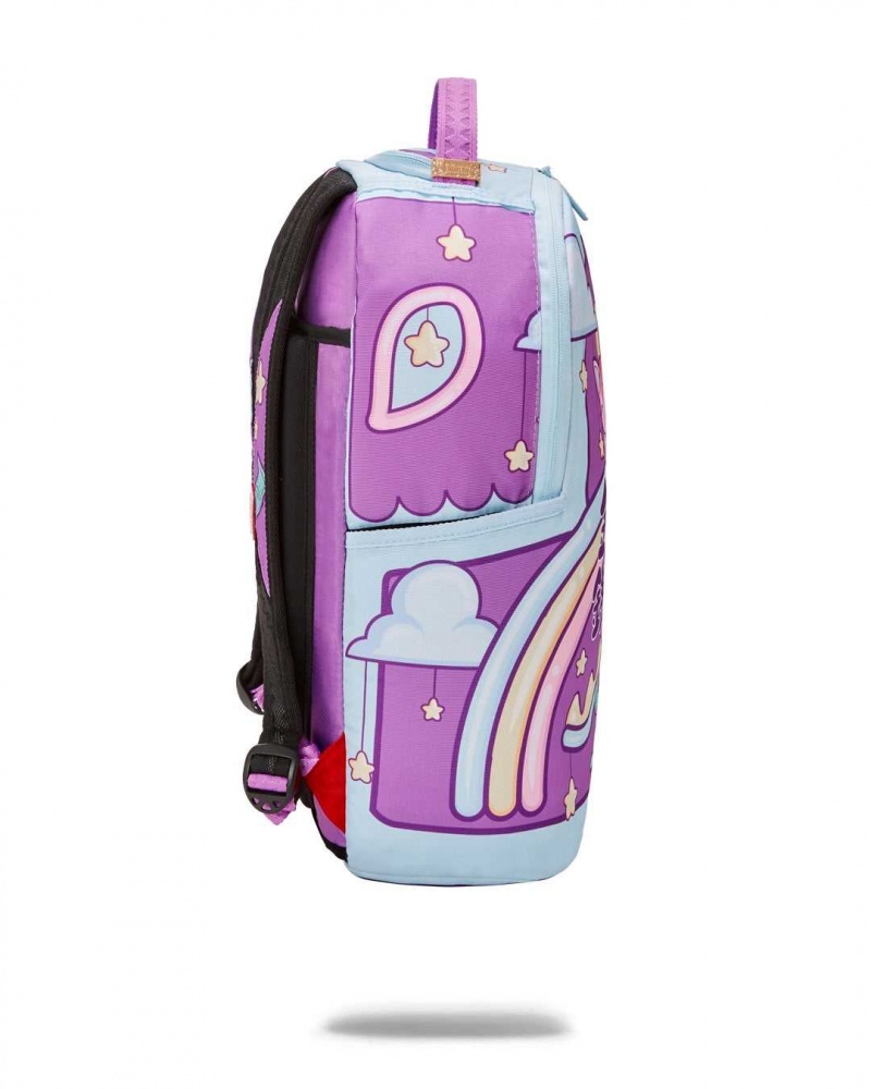 Sprayground Backpack KITTEN KNAPSNACK DLXR BACKPACK Purple | ATNYG5698