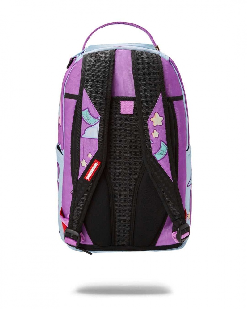 Sprayground Backpack KITTEN KNAPSNACK DLXR BACKPACK Purple | ATNYG5698