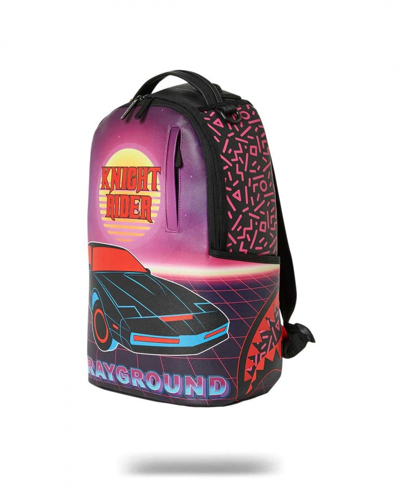 Sprayground Backpack KNIGHT RIDER 5299 DLXR BACKPACK Black | DZTOG3415