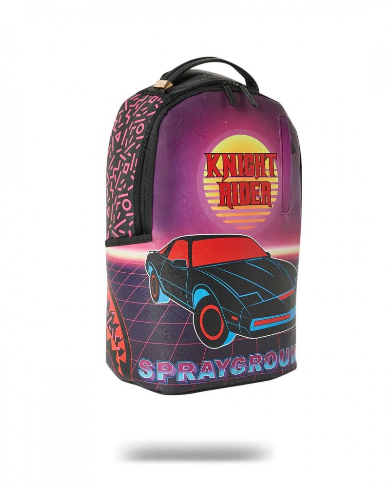 Sprayground Backpack KNIGHT RIDER 5299 DLXR BACKPACK Black | DZTOG3415