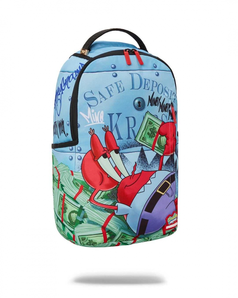 Sprayground Backpack KRABS CHILLIN DLXR BACKPACK Blue | PLAZT3615