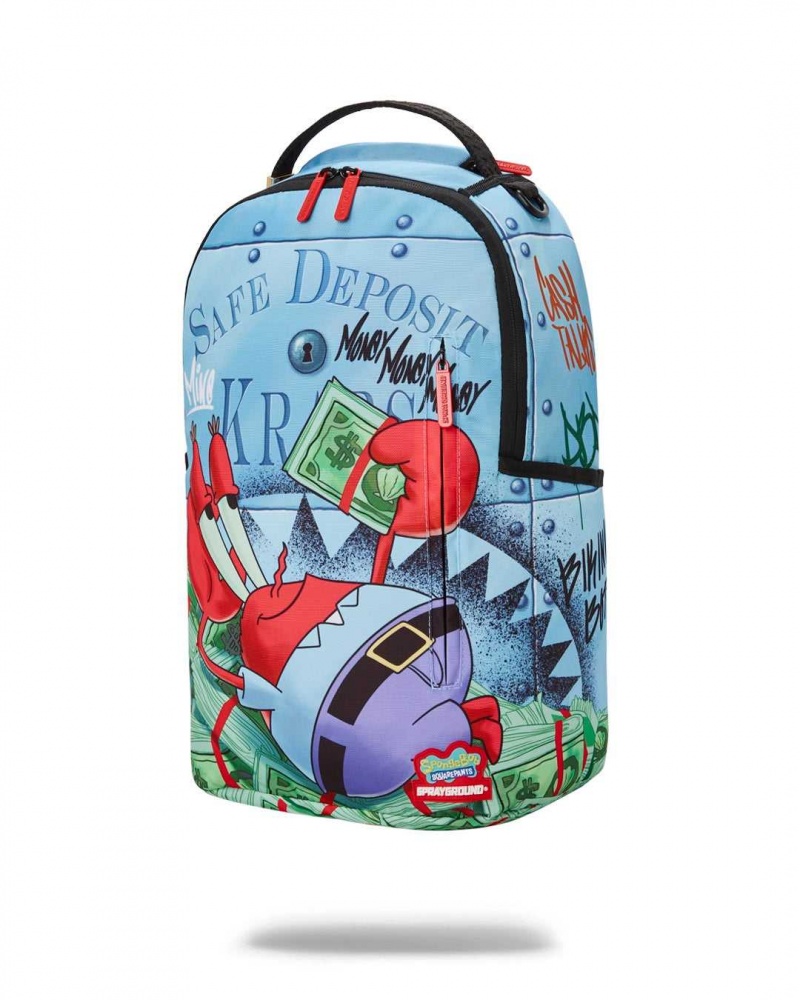 Sprayground Backpack KRABS CHILLIN DLXR BACKPACK Blue | PLAZT3615