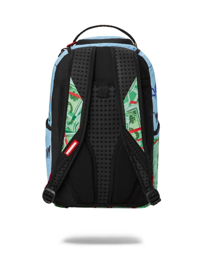 Sprayground Backpack KRABS CHILLIN DLXR BACKPACK Blue | PLAZT3615