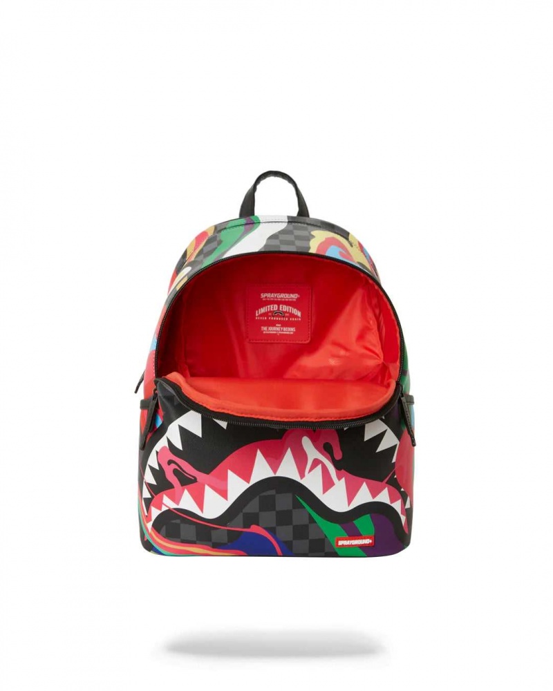 Sprayground Backpack LAFFY TAFFY SAVAGE BACKPACK Fuchsia | KDWSU5716