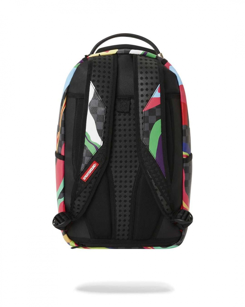 Sprayground Backpack LAFFY TAFFY DLXVF BACKPACK Black | ZINLH8761