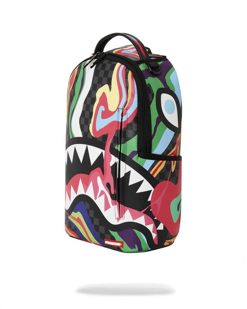 Sprayground Backpack LAFFY TAFFY DLXVF BACKPACK Black | ZINLH8761