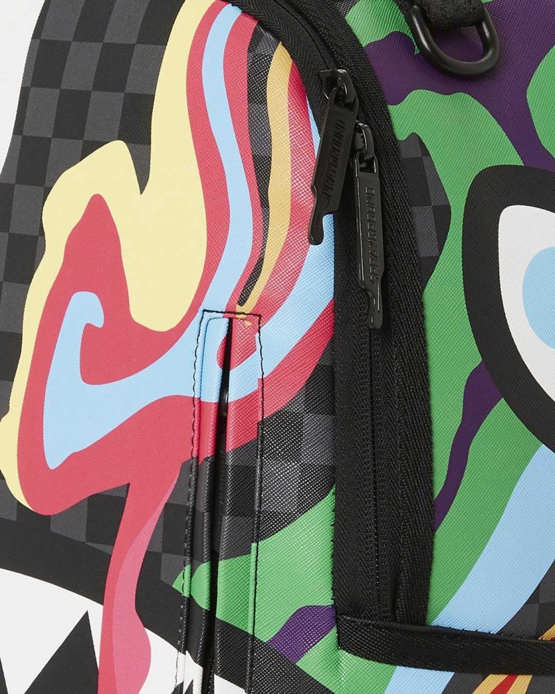 Sprayground Backpack LAFFY TAFFY DLXVF BACKPACK Black | ZINLH8761