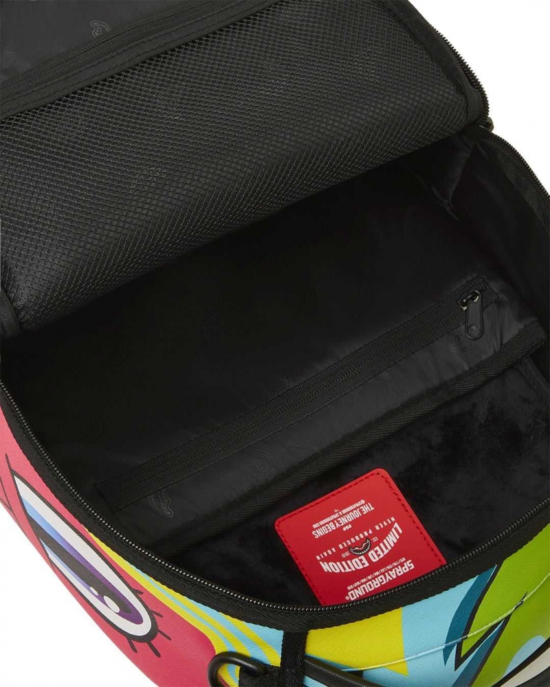 Sprayground Backpack LAFFY TAFFY DLXVF BACKPACK Black | ZINLH8761