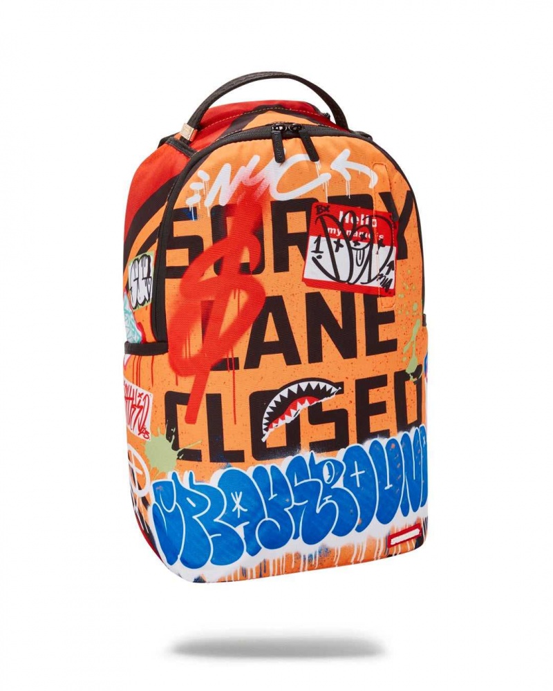 Sprayground Backpack LANE CLOSED BACKPACK Orange | JGLTH6197