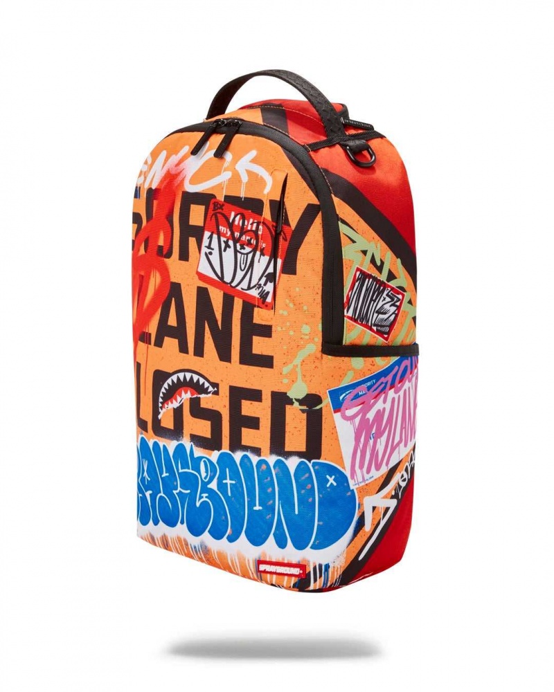 Sprayground Backpack LANE CLOSED BACKPACK Orange | JGLTH6197