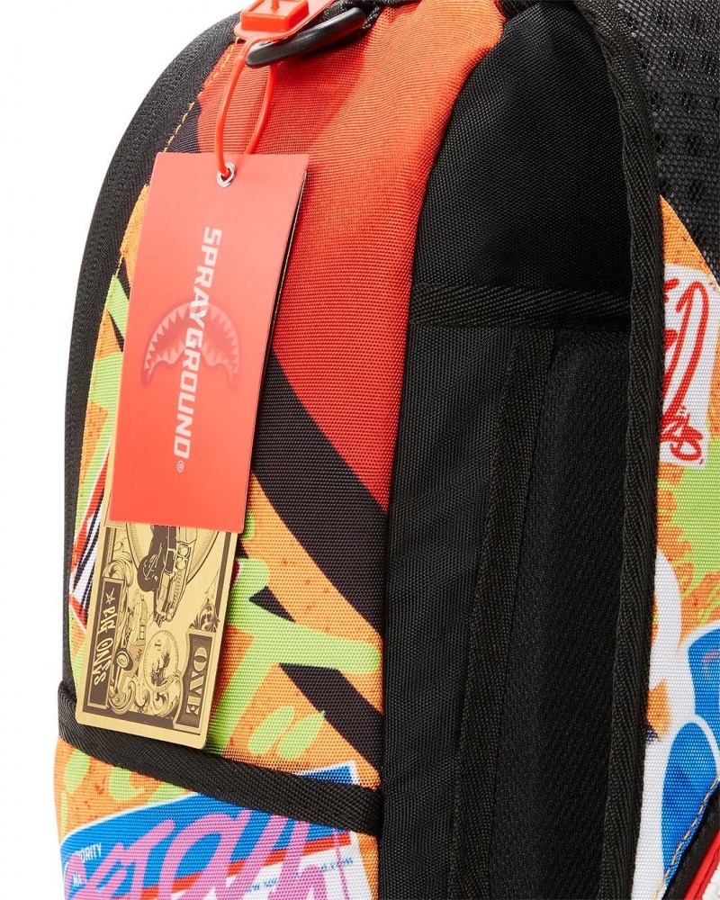 Sprayground Backpack LANE CLOSED BACKPACK Orange | JGLTH6197