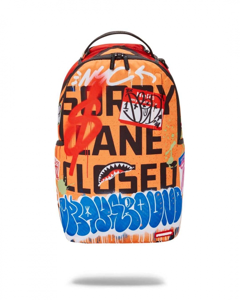 Sprayground Backpack LANE CLOSED BACKPACK Orange | JGLTH6197