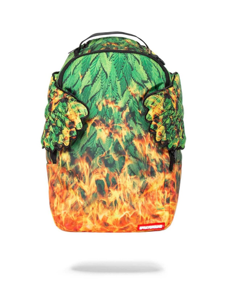 Sprayground Backpack LEAF WING BACKPACK Green | VEQMU5904