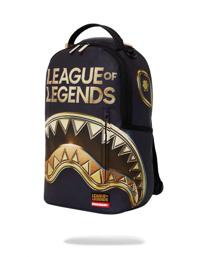 Sprayground Backpack LEAGUE OF LEGENDS: SHARK DLXVF Blue | VGABL5746