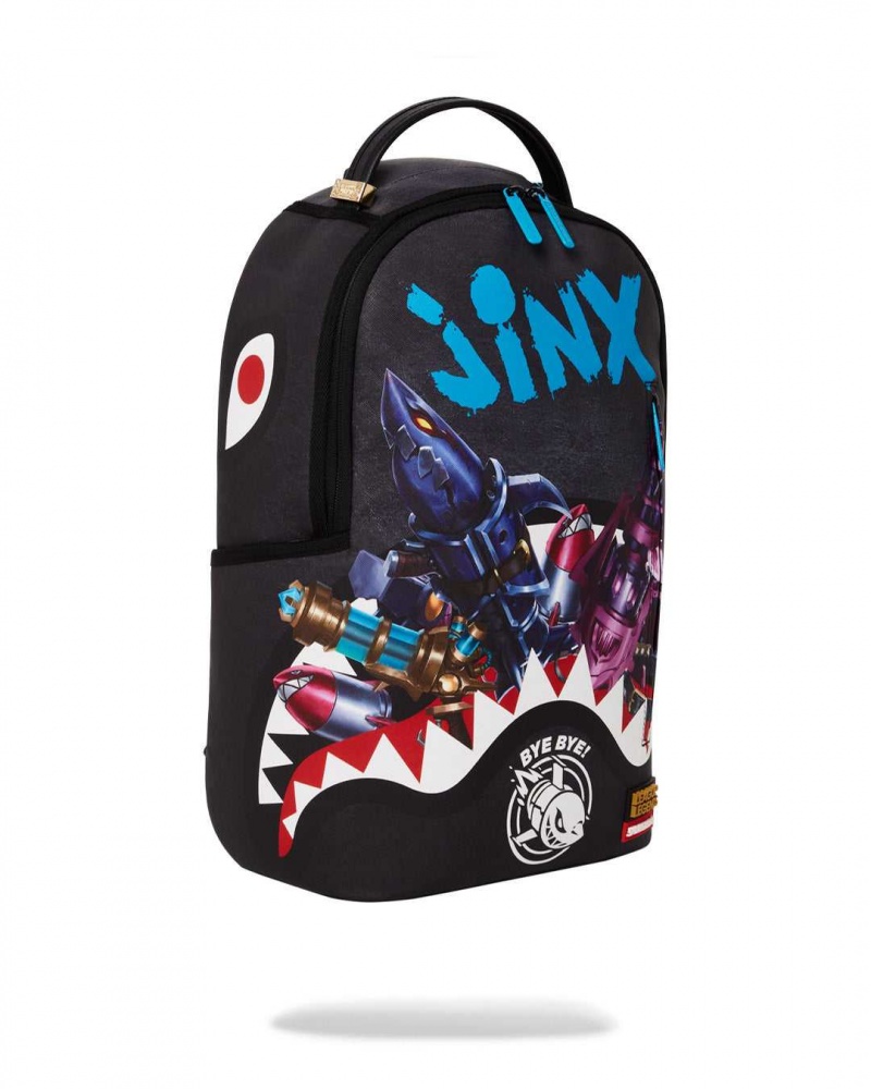 Sprayground Backpack LEAGUE OF LEGENDS: JINX DLXVF Black | KICMB0543