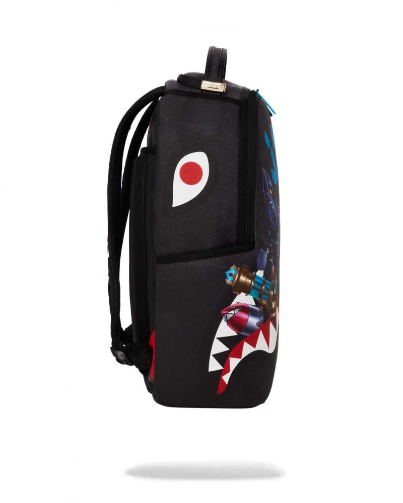 Sprayground Backpack LEAGUE OF LEGENDS: JINX DLXVF Black | KICMB0543