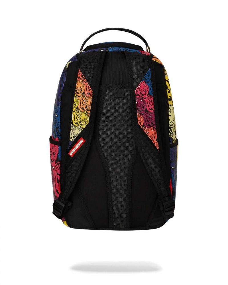 Sprayground Backpack LIONS ON MY MIND BACKPACK Fuchsia | HINFZ8714