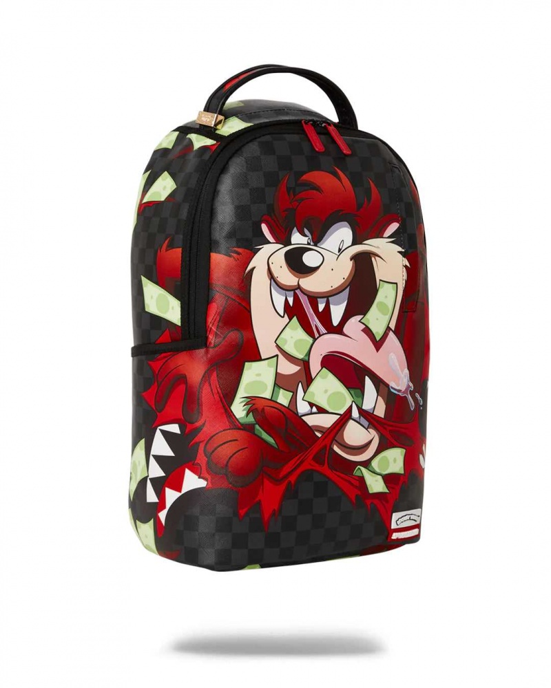 Sprayground Backpack LOONEY TUNES TAZ BUSTOUT DLXR BACKPACK Black | VSPBJ2379