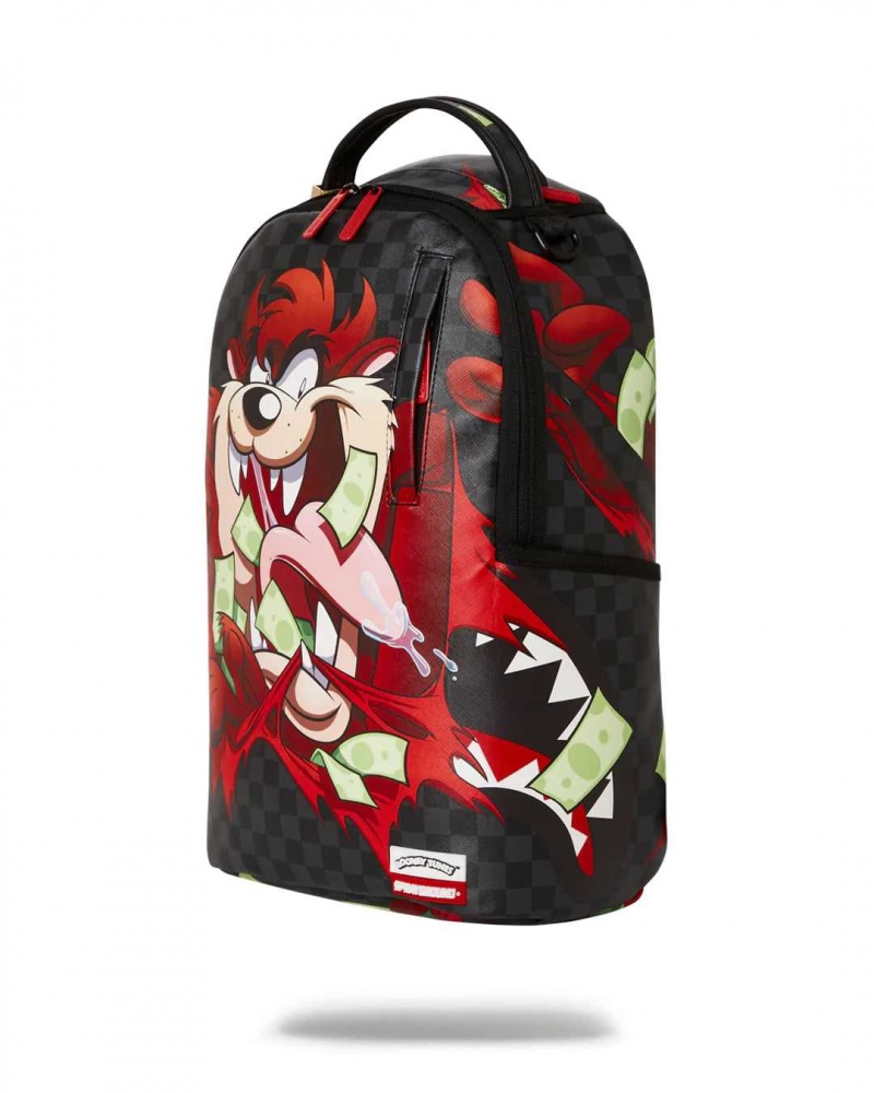 Sprayground Backpack LOONEY TUNES TAZ BUSTOUT DLXR BACKPACK Black | VSPBJ2379