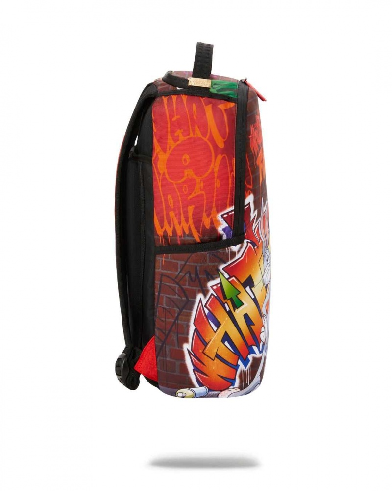 Sprayground Backpack LOONEY TUNES GRAFF DLXR BACKPACK Brown | SZADE5701