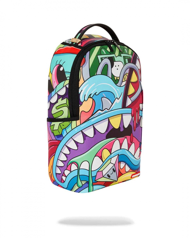 Sprayground Backpack LUCID DREAMS SHARKMOUTH DLXSR BACKPACK Multicolor | TOBUC6057