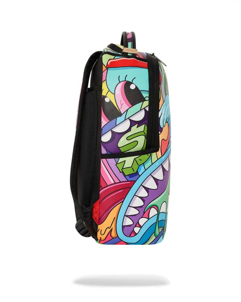 Sprayground Backpack LUCID DREAMS SHARKMOUTH DLXSR BACKPACK Multicolor | TOBUC6057