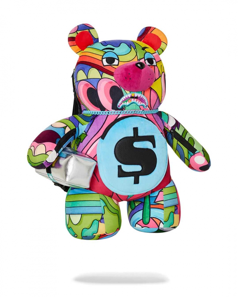 Sprayground Backpack LUCID DREAMS TEDDY BEAR BACKPACK Blue | HEKUP0945