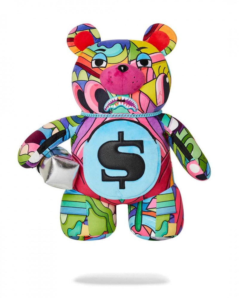 Sprayground Backpack LUCID DREAMS TEDDY BEAR BACKPACK Blue | HEKUP0945