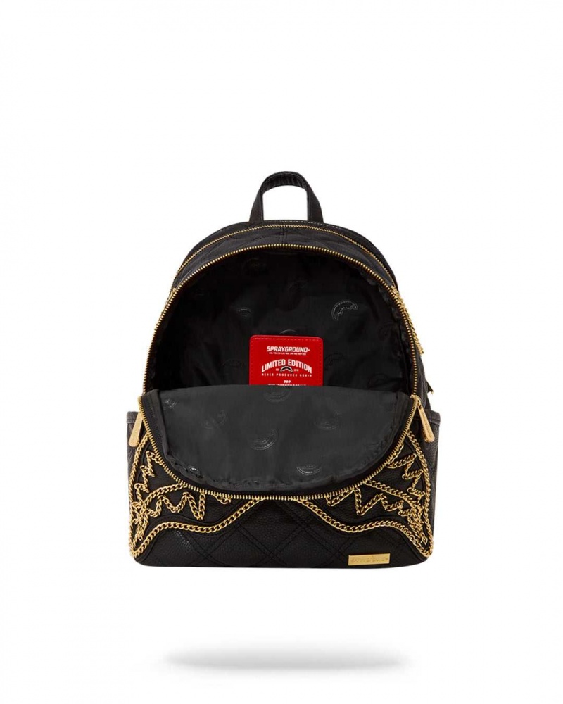 Sprayground Backpack MAMBA SAVAGE Black | ZHKXR6518