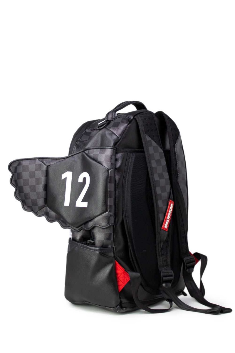 Sprayground Backpack MARCELO SOCCER KING Black | CEHIJ6920