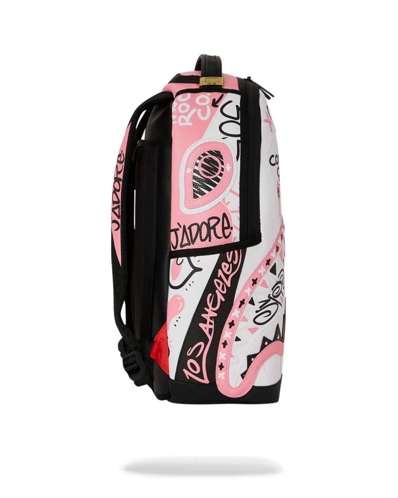 Sprayground Backpack MARKER HITS BACKPACK Pink | QXBHL7519