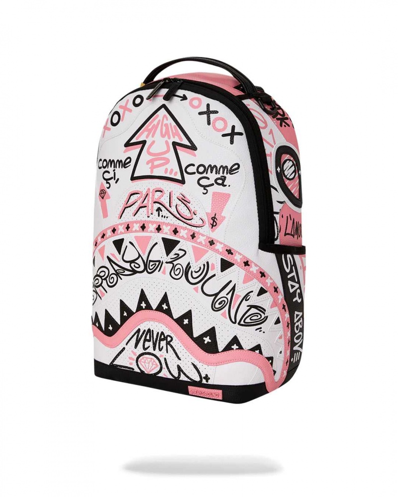 Sprayground Backpack MARKER HITS BACKPACK Pink | QXBHL7519