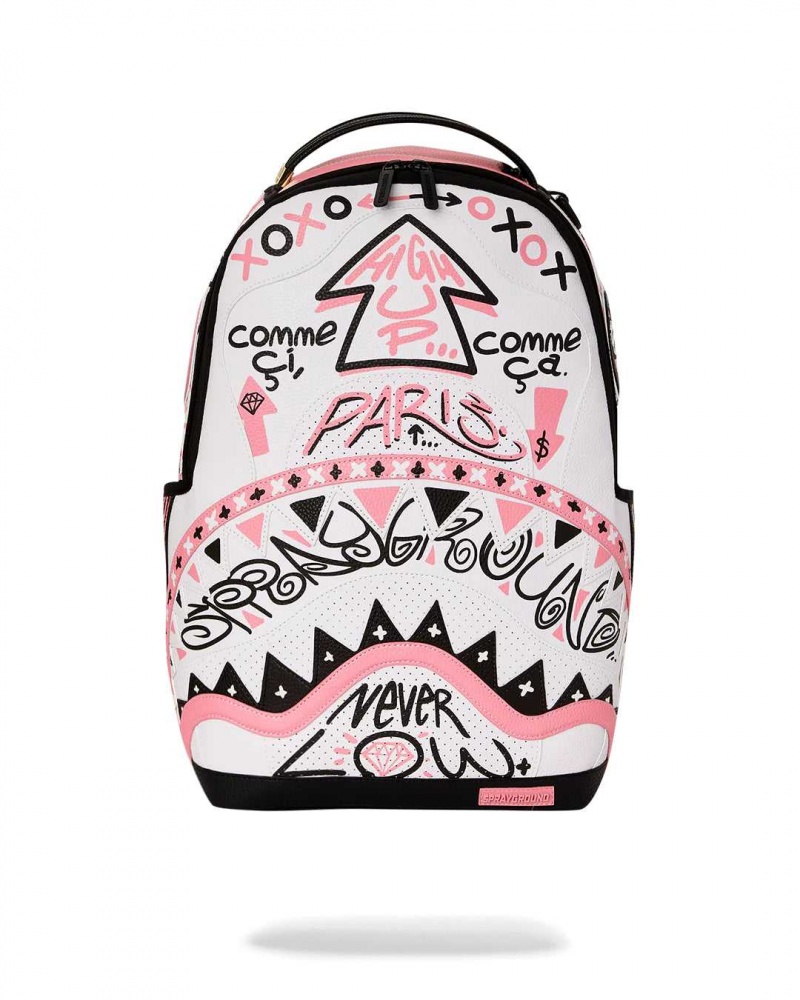 Sprayground Backpack MARKER HITS BACKPACK Pink | QXBHL7519