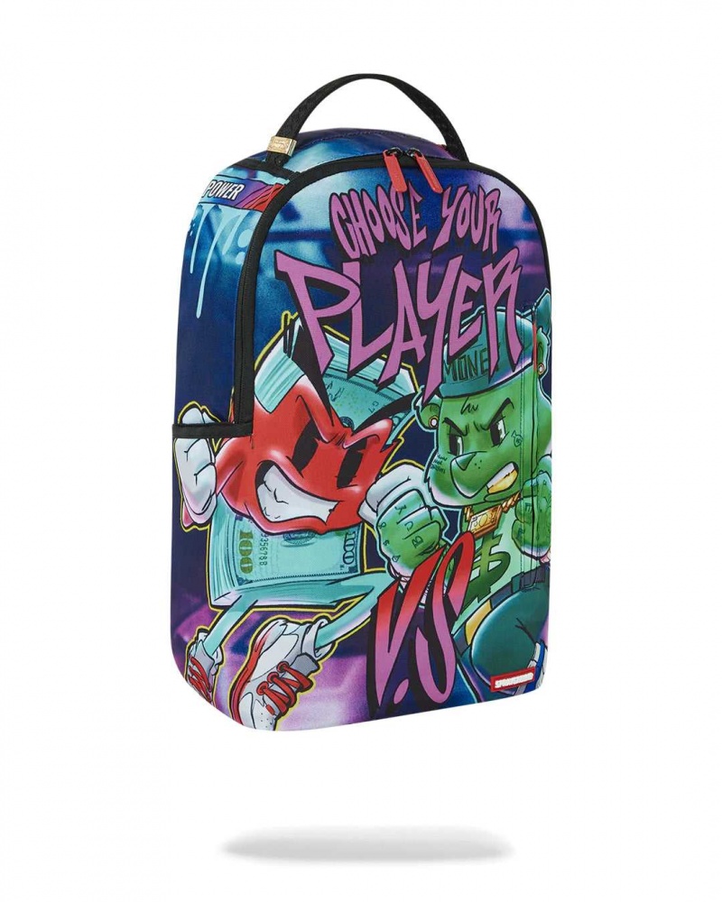 Sprayground Backpack METAVERSE DESIGN DLX BACKPACK Blue | FJRUZ2035