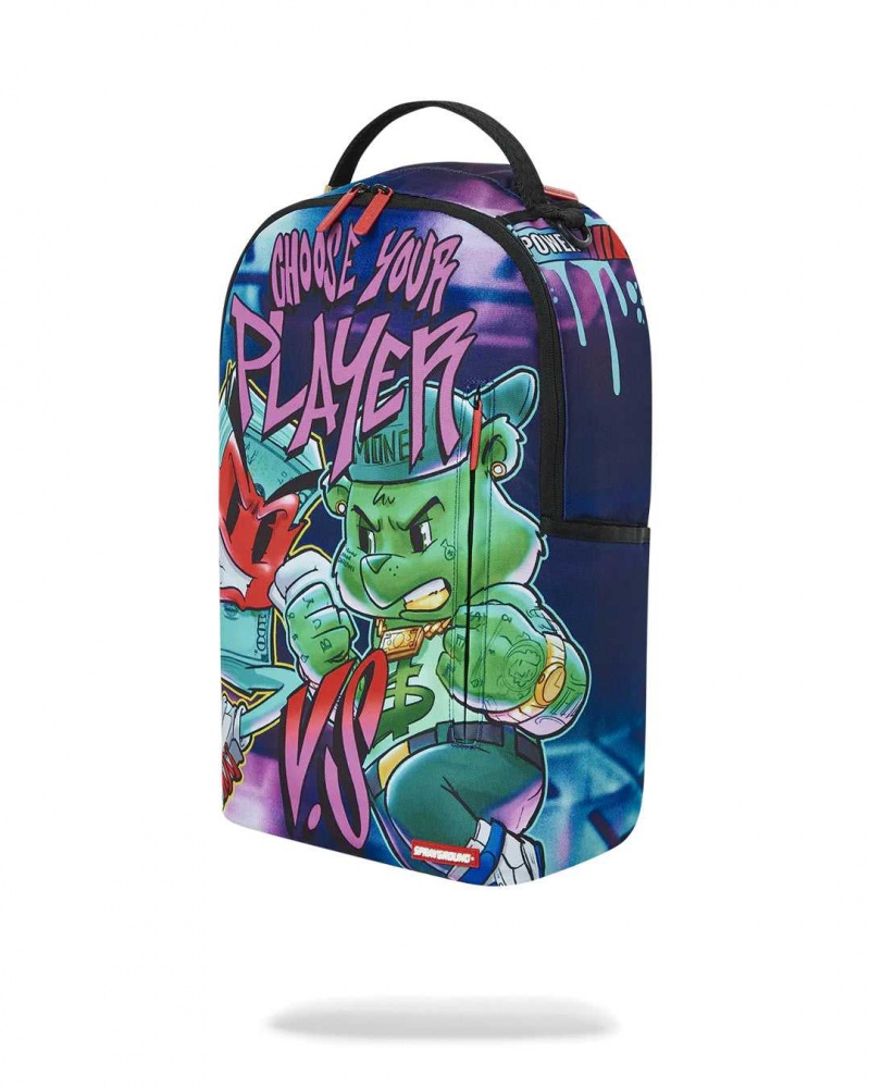 Sprayground Backpack METAVERSE DESIGN DLX BACKPACK Blue | FJRUZ2035